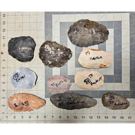 Page 6 Bifaces, Flintknapping Stone, Flint , Chert