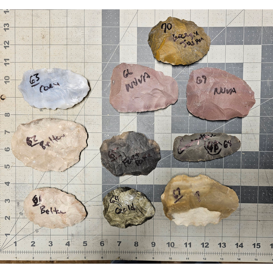 Page 7 Bifaces, Flintknapping Stone, Flint , Chert
