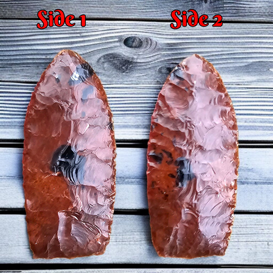 Mahogany Obsidian Blade, Obsidian Arrowhead / Spear Point