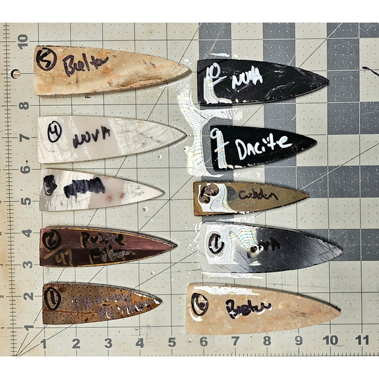 Page 1 Dalton Preforms, Flintknapping Slabs.