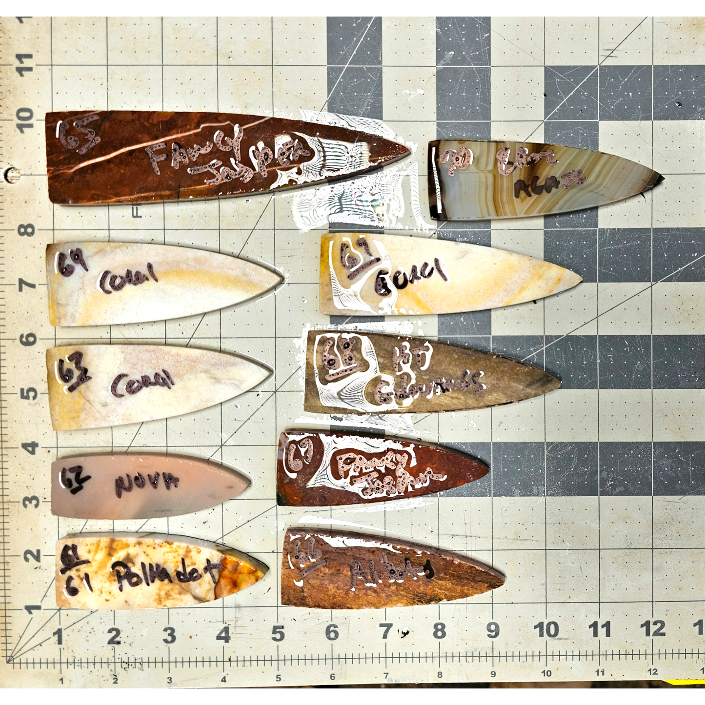 Page 7 Dalton Preforms, Flintknapping Slabs.