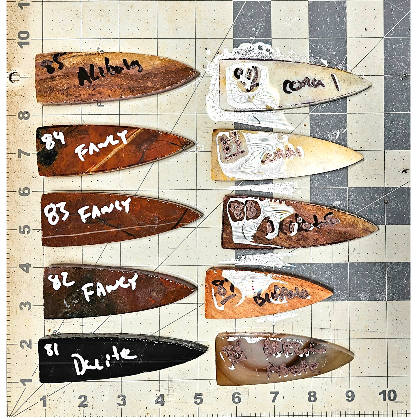 Page 9 Dalton Preforms, Flintknapping Slabs.