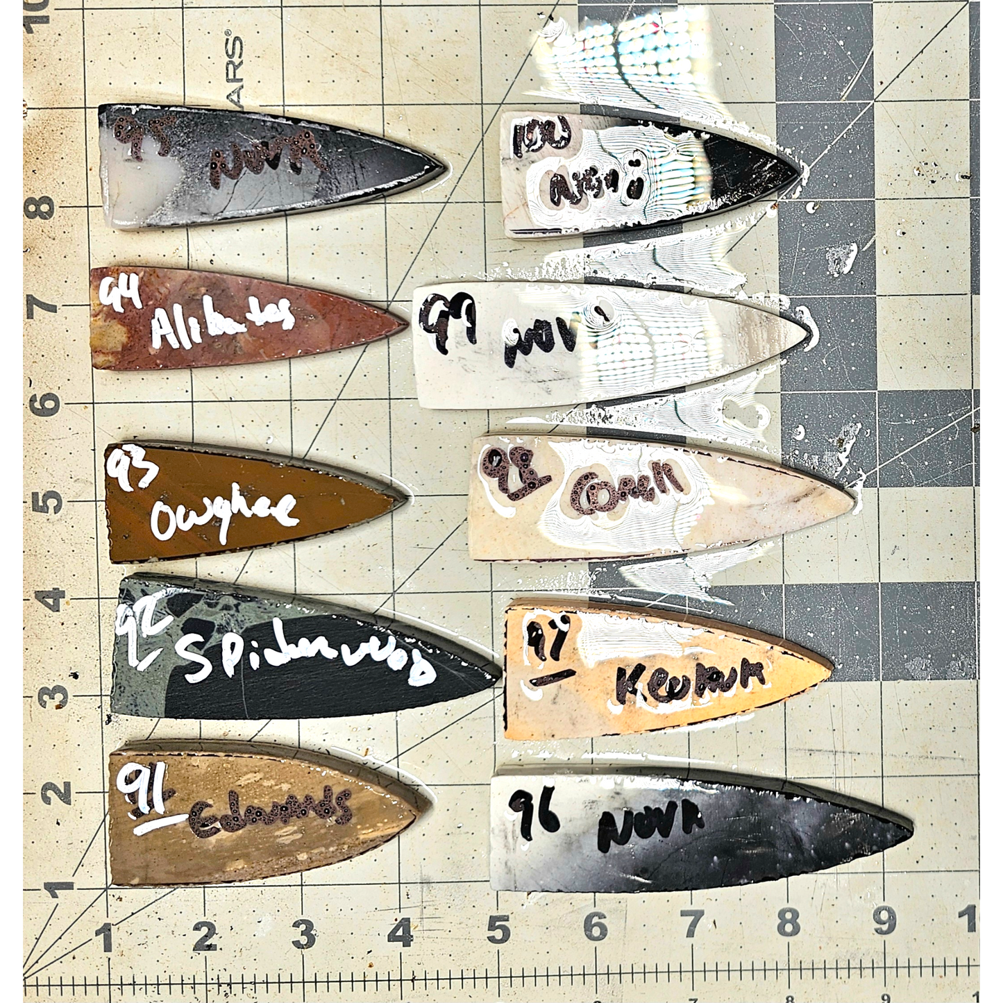 Page 10 Dalton Preforms, Flintknapping Slabs.