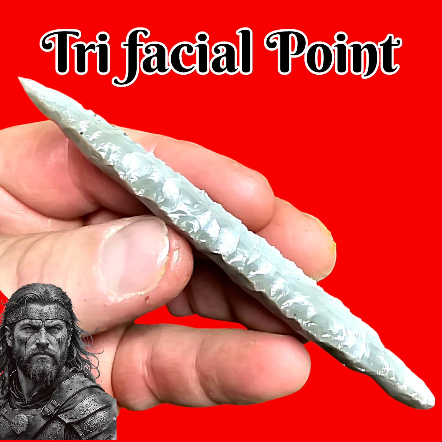 Tri Facial Arrowhead/ Pitted Ware Culture Tri Facial Point