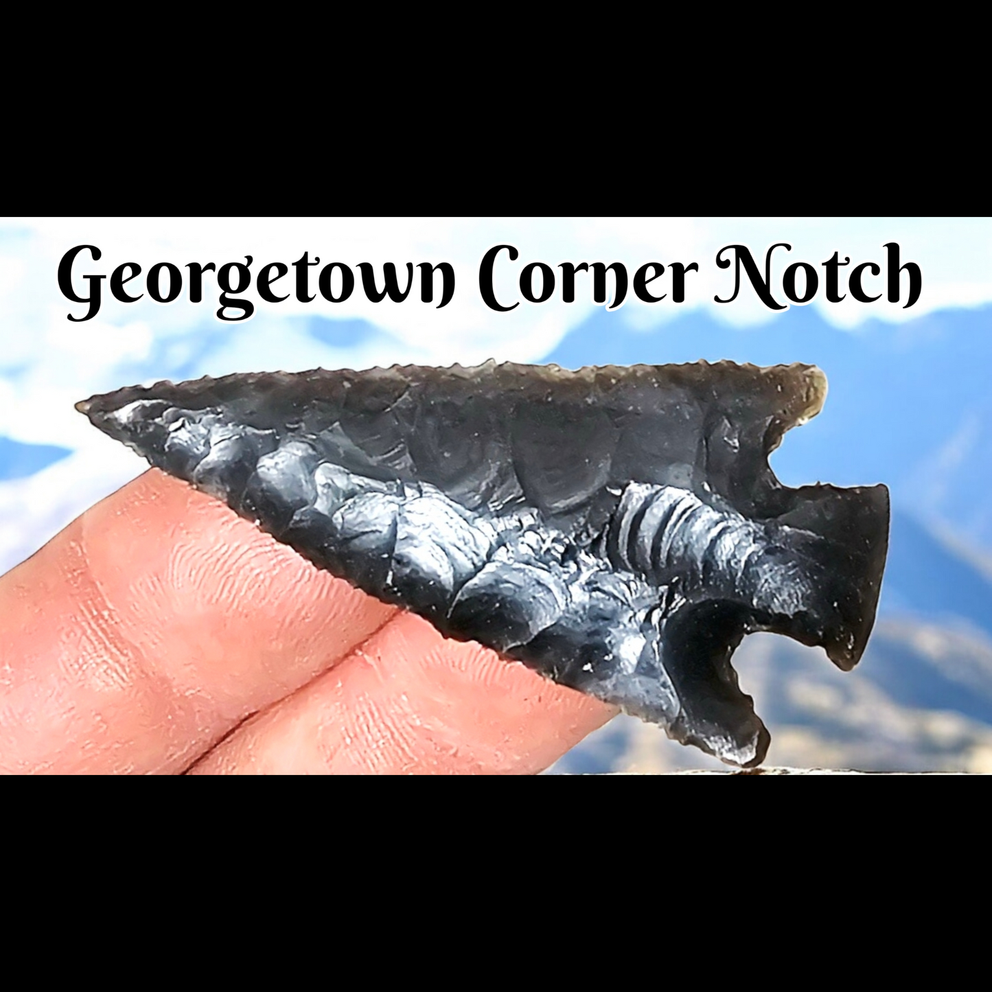 Corner Notch Arrowhead / Georgetown Flint Arrowhead