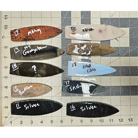 Page 2 Agate Basin, Beaver Lake Preforms,Flintknapping Slabs.