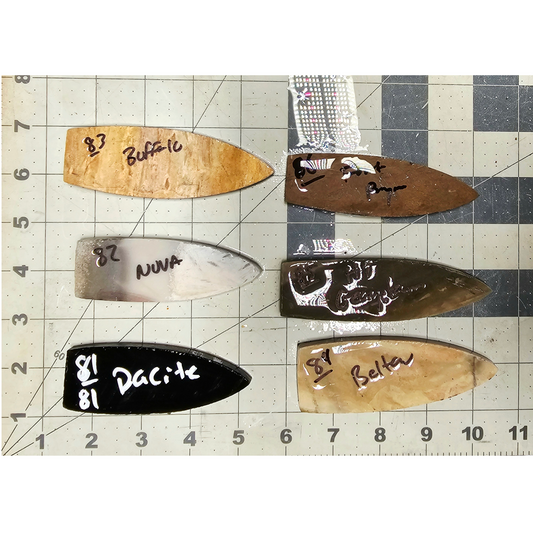 Page 9 Agate Basin Preforms,Flintknapping Slabs.