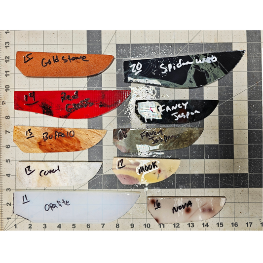 Page 2, Knife Blade Preforms,Flintknapping Slabs.