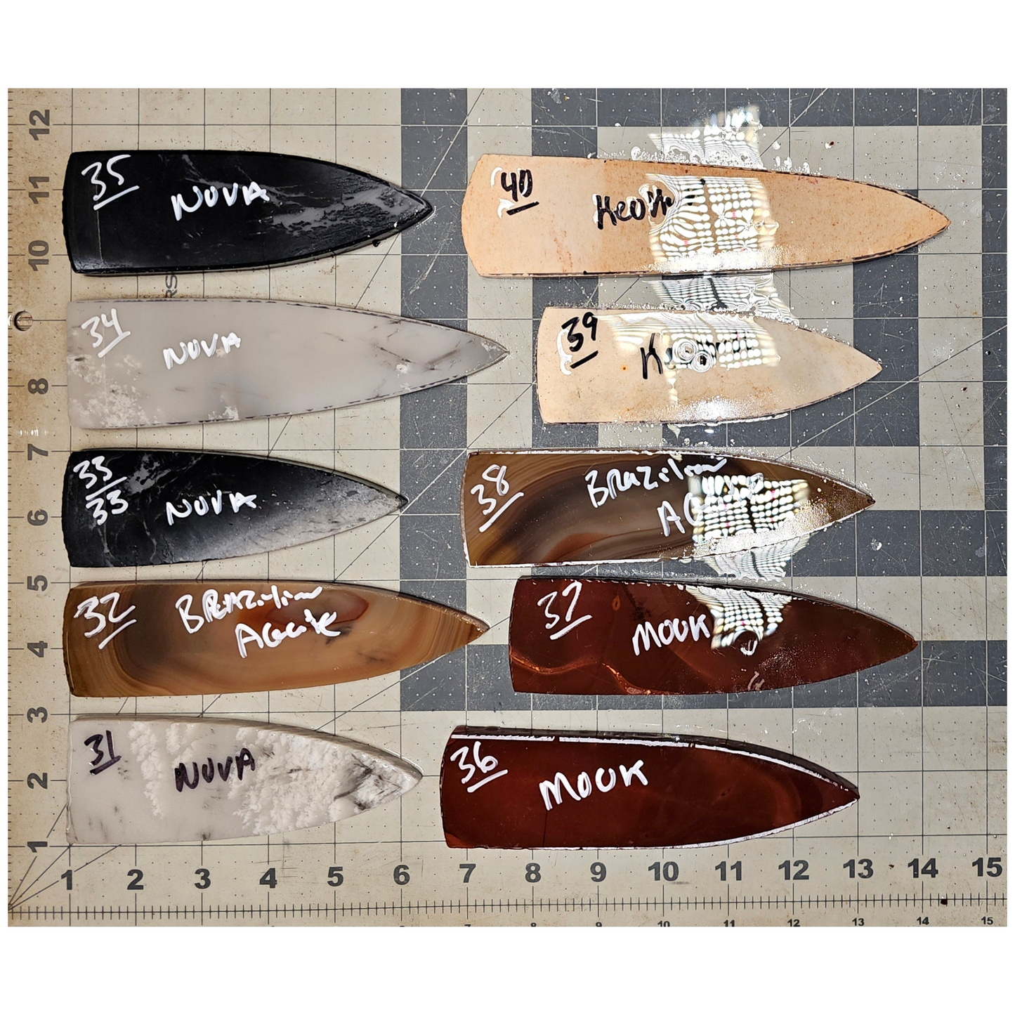 Page 4, Dagger Blade, Sloan Dalton, Dalton, Holland, Hardin Performs,Flintknapping Slabs.