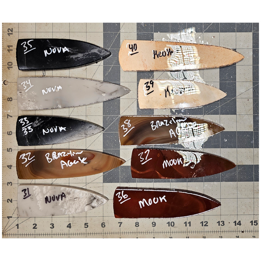 Page 4, Dagger Blade, Sloan Dalton, Dalton, Holland, Hardin Performs,Flintknapping Slabs.