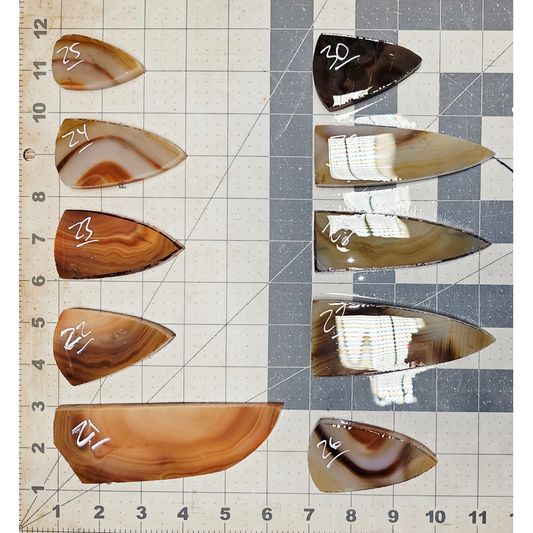 Page 3, Brazilian Agate Preforms,Flintknapping Slabs.