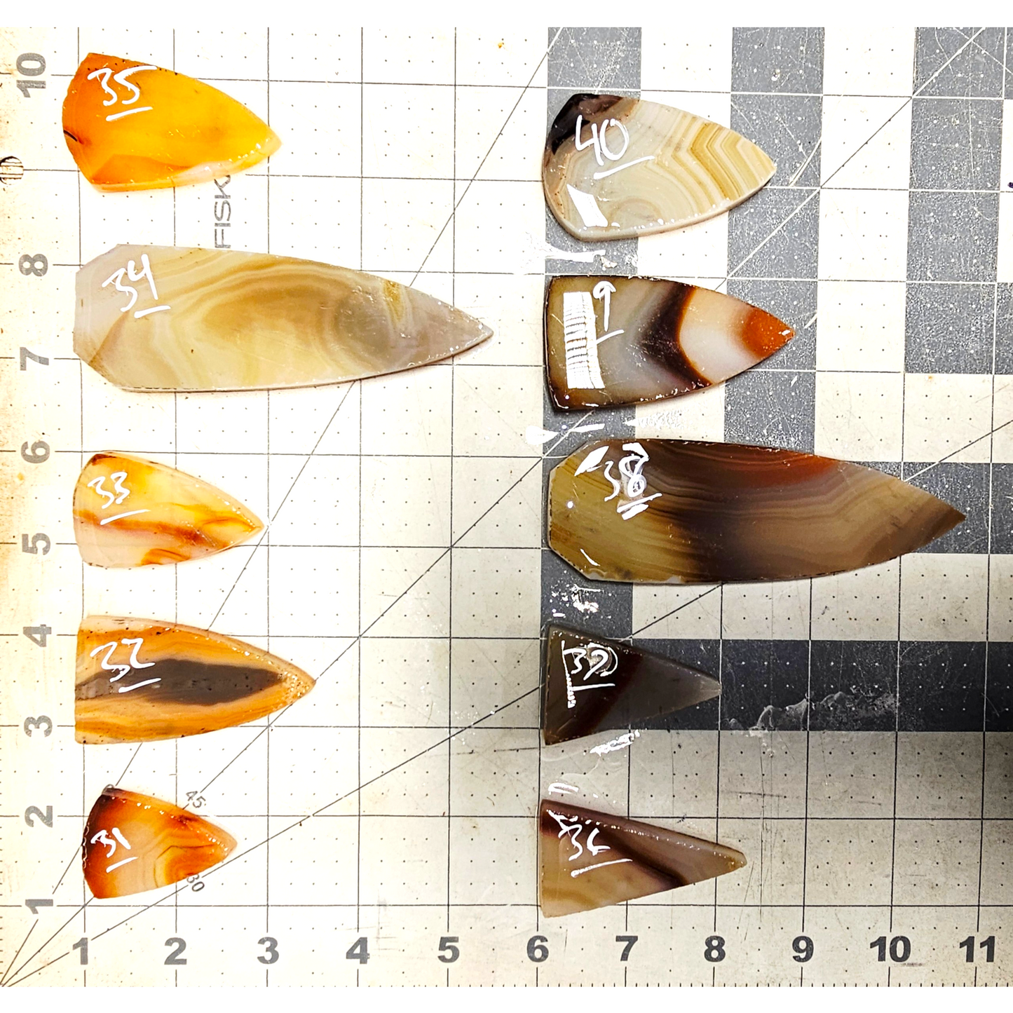 Page 4, Brazilian Agate Preforms,Flintknapping Slabs.