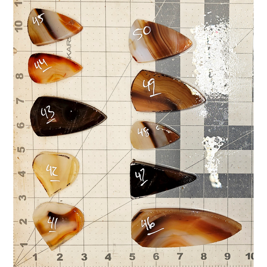 Page 5, Brazilian Agate Preforms,Flintknapping Slabs.