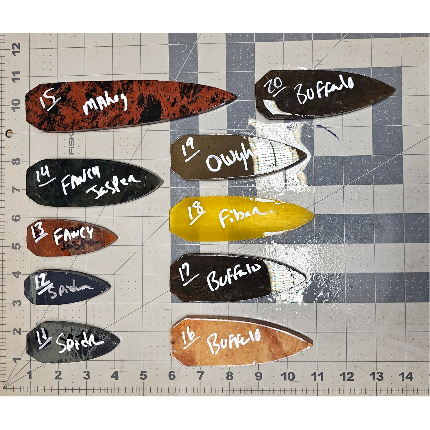 Page 2 Dovetail Preforms,Flintknapping Slabs.