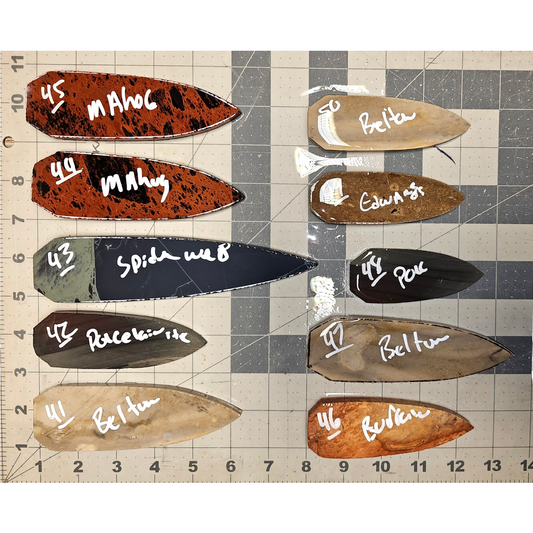 Page 5 Dovetail Preforms,Flintknapping Slabs.