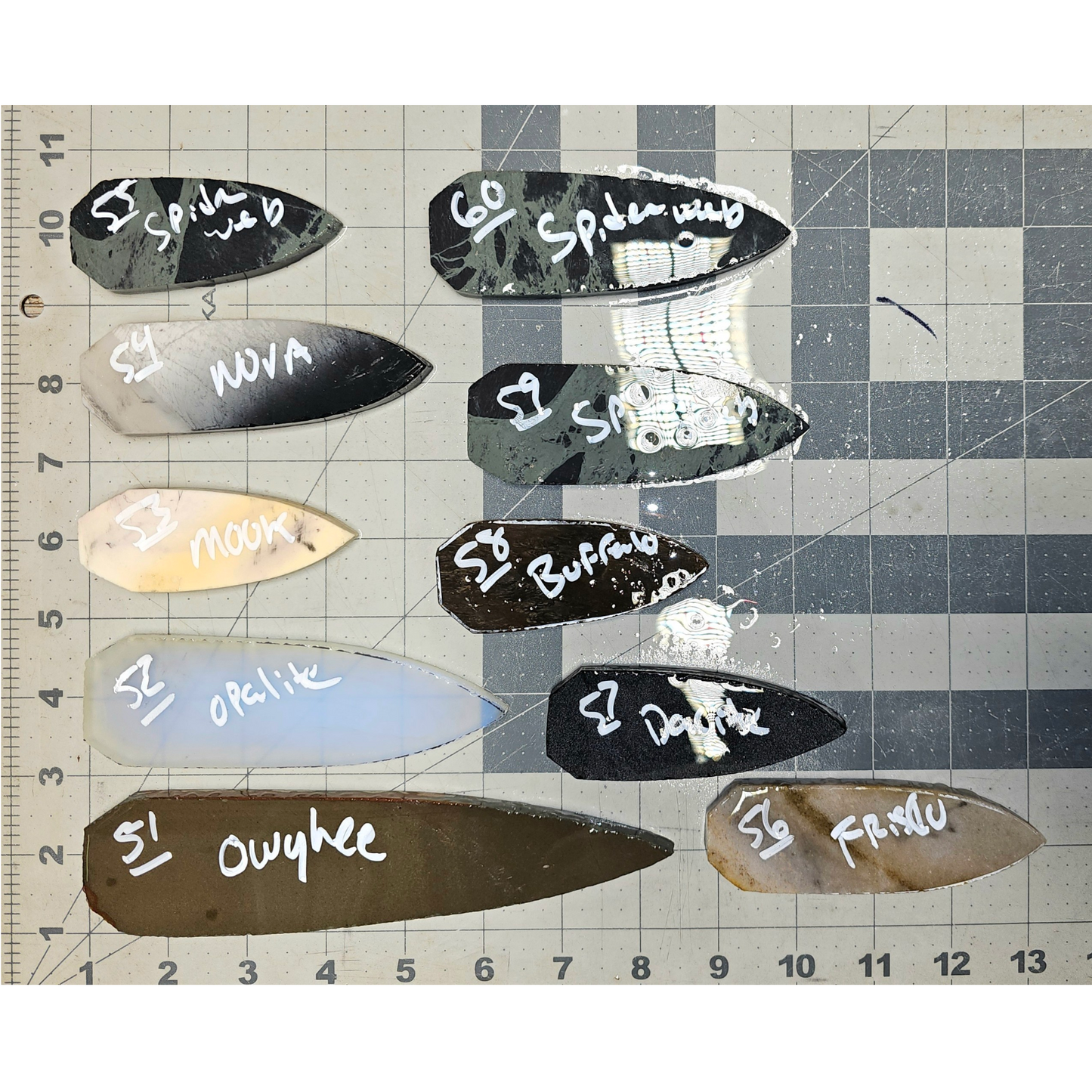 Page 6 Dovetail Preforms,Flintknapping Slabs.