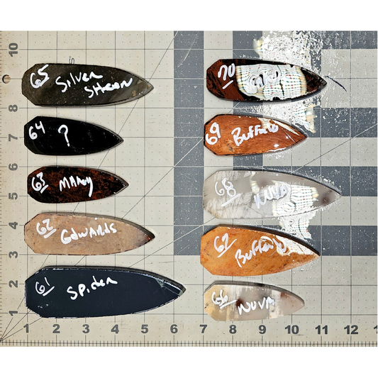 Page 7 Dovetail Preforms,Flintknapping Slabs.