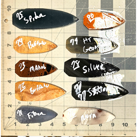 Page 8 Dovetail Preforms,Flintknapping Slabs.