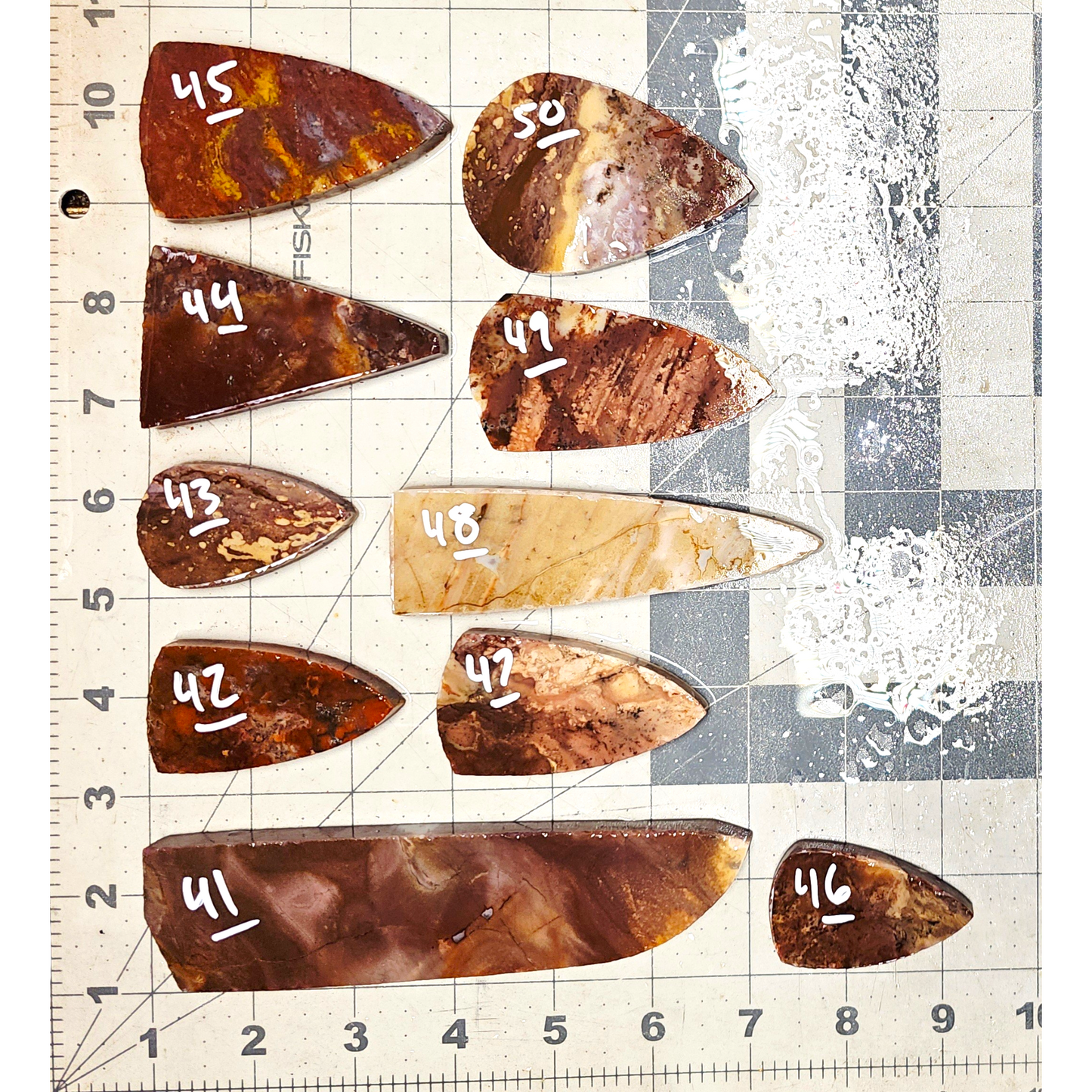 Page 5, Alibates Preforms,Flintknapping Slabs.
