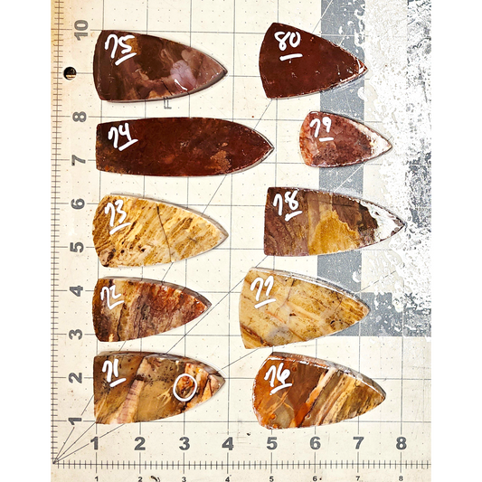Page 8, Alibates Preforms,Flintknapping Slabs.