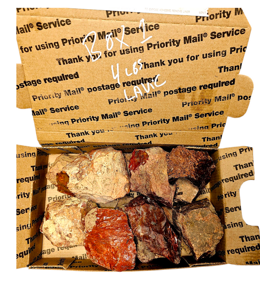 4 LBS Of Lavic Jasper, Box #1