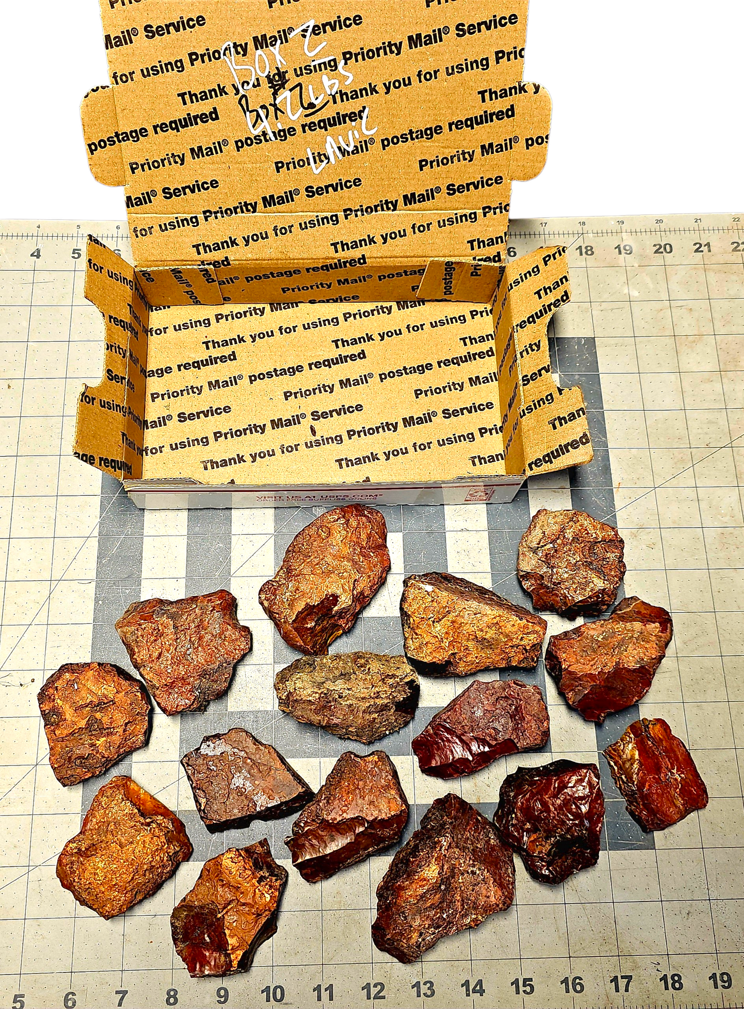 4.2 LBS Of Lavic Jasper, Box #2