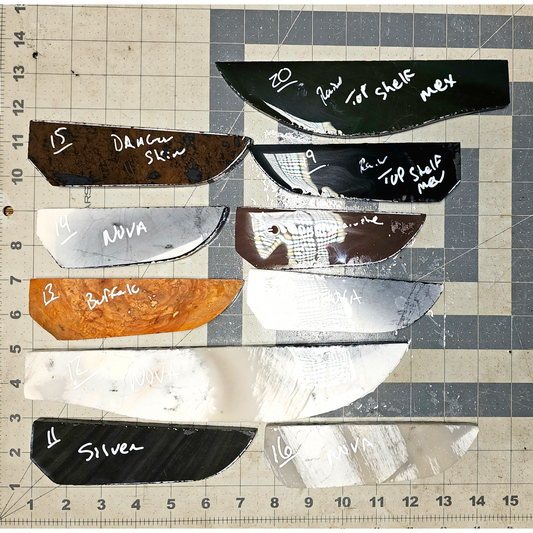 Page 2, Knife Blade Preforms,Flintknapping Slabs.