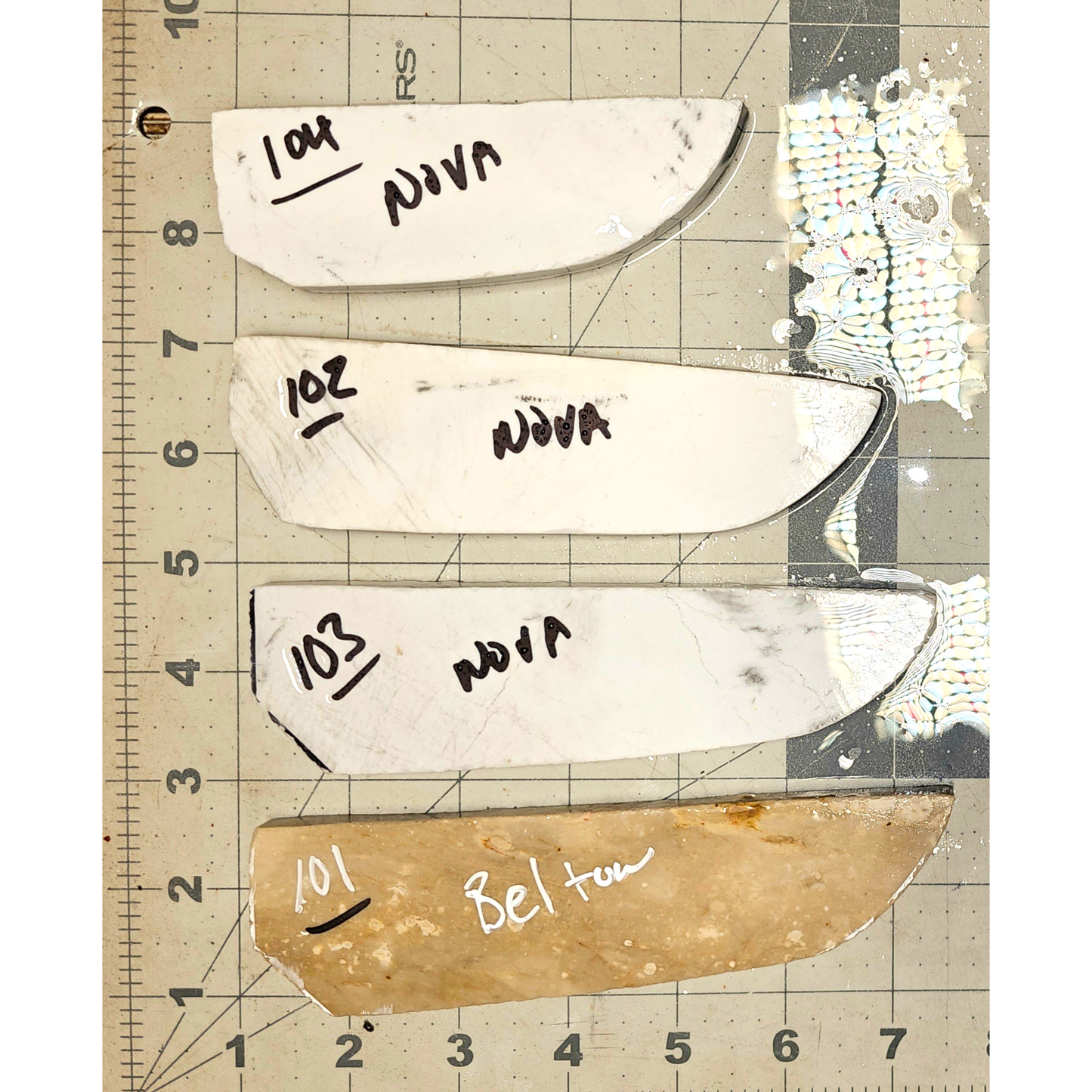 Page 11, Knife Blade Preforms,Flintknapping Slabs.