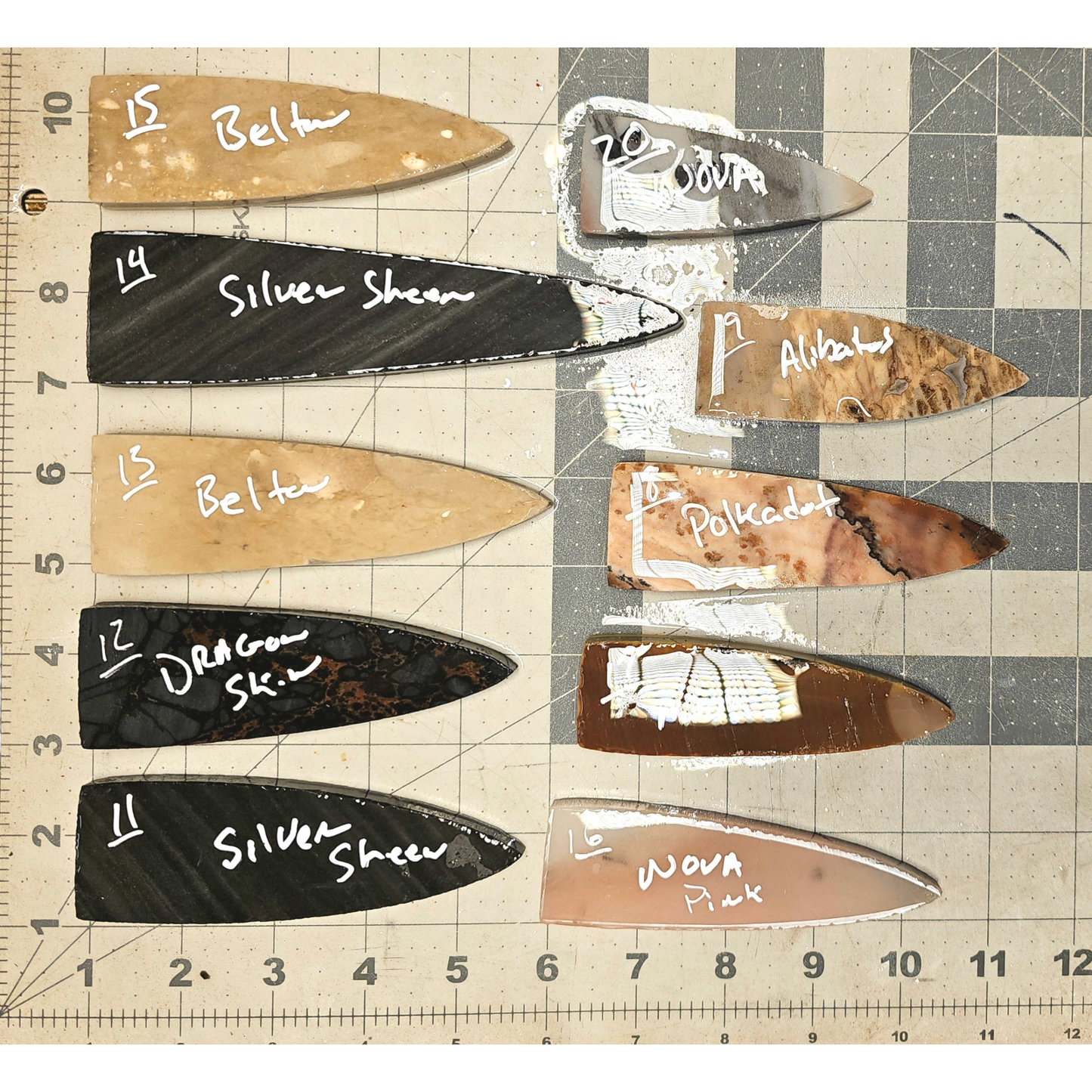 Page 2 Dalton Preforms,Flintknapping Slabs.