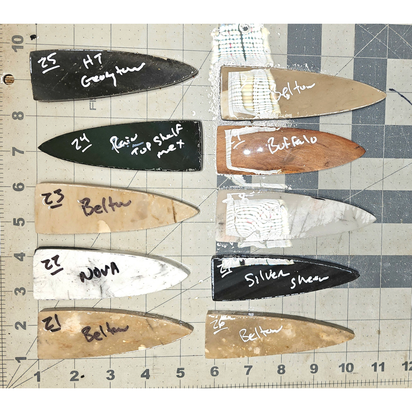 Page 3 Dalton Preforms, Flintknapping Slabs.