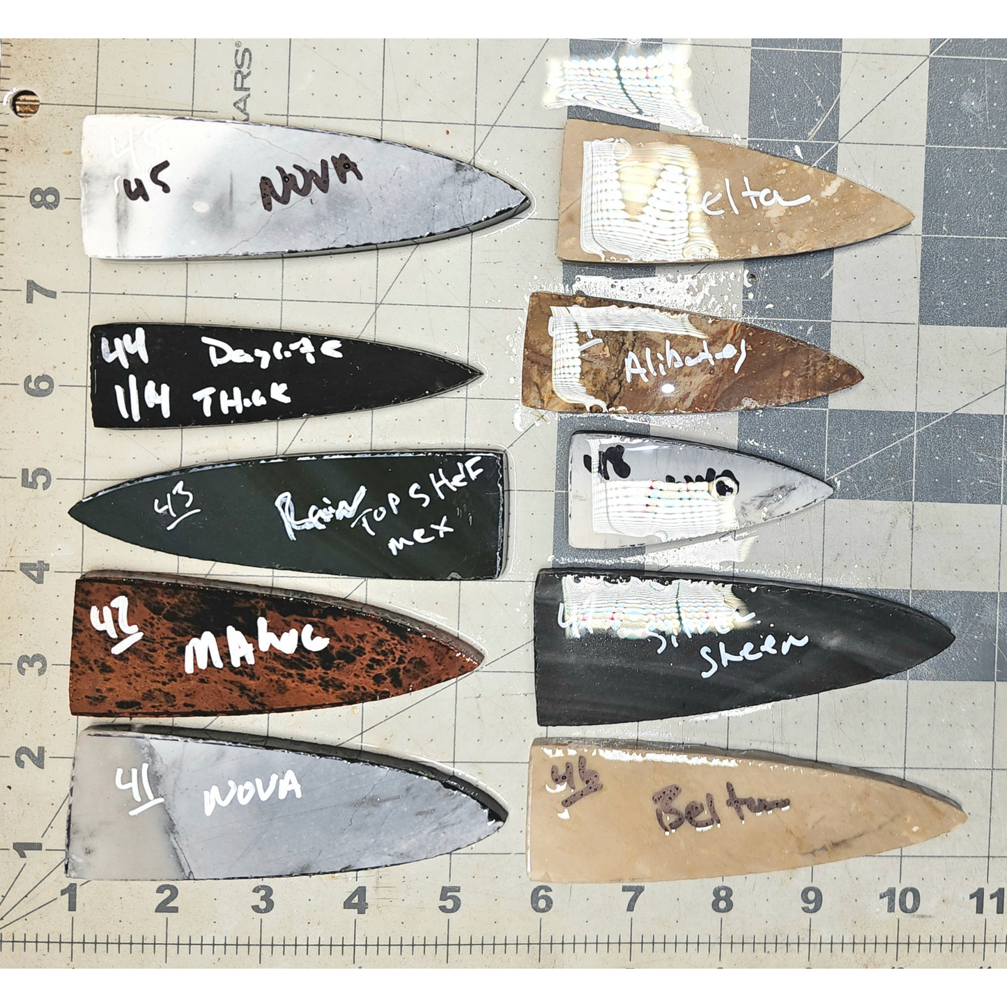 Page 5 Dalton Preforms, Flintknapping Slabs.
