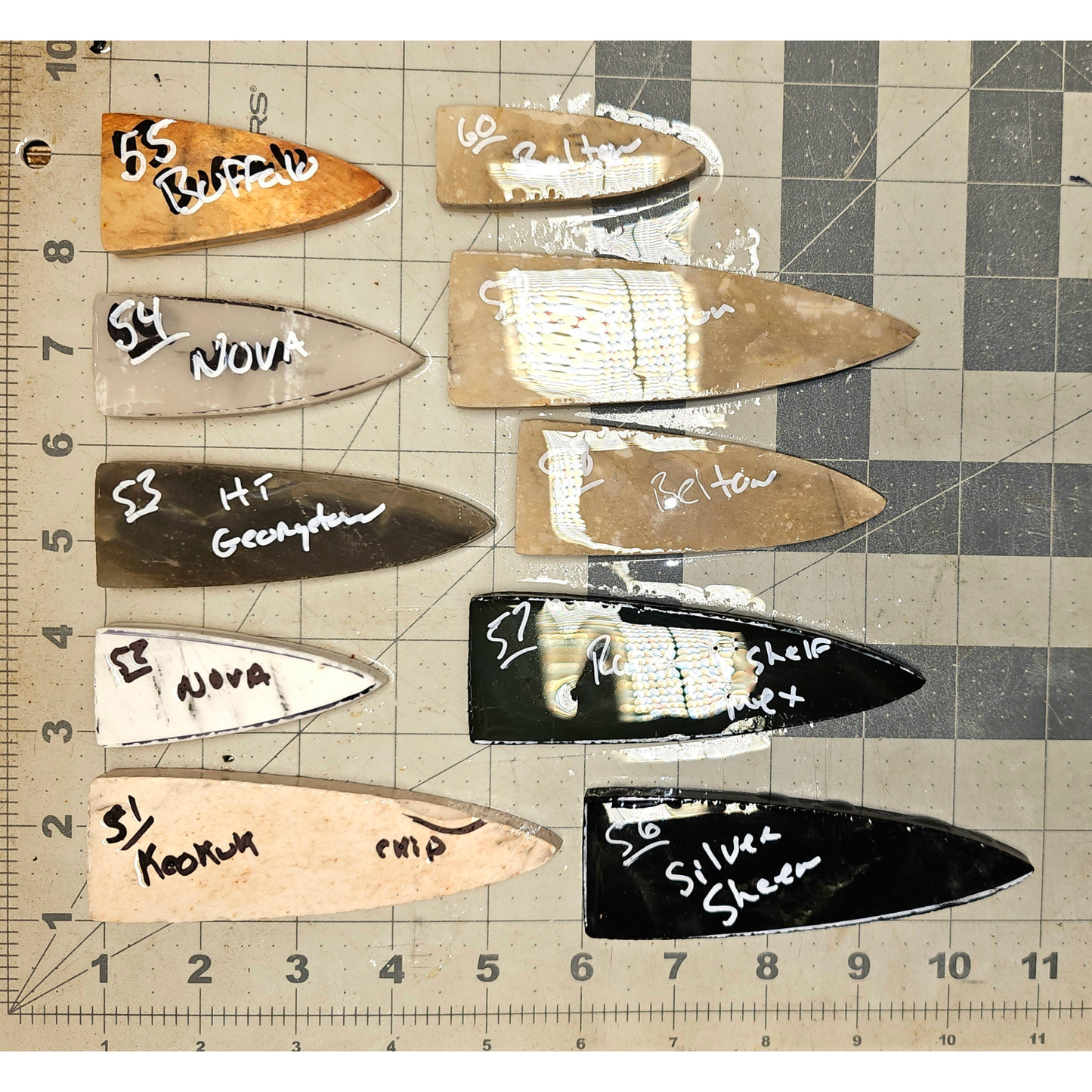 Page 6 Dalton Preforms, Flintknapping Slabs.