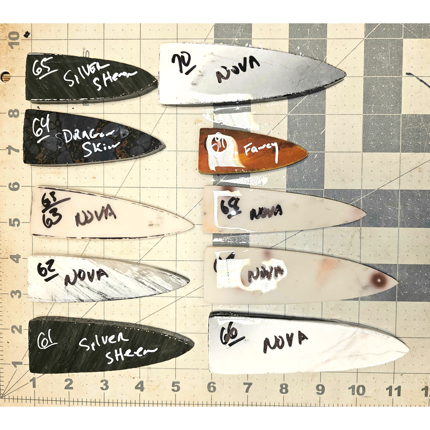 Page 7 Dalton Preforms, Flintknapping Slabs.