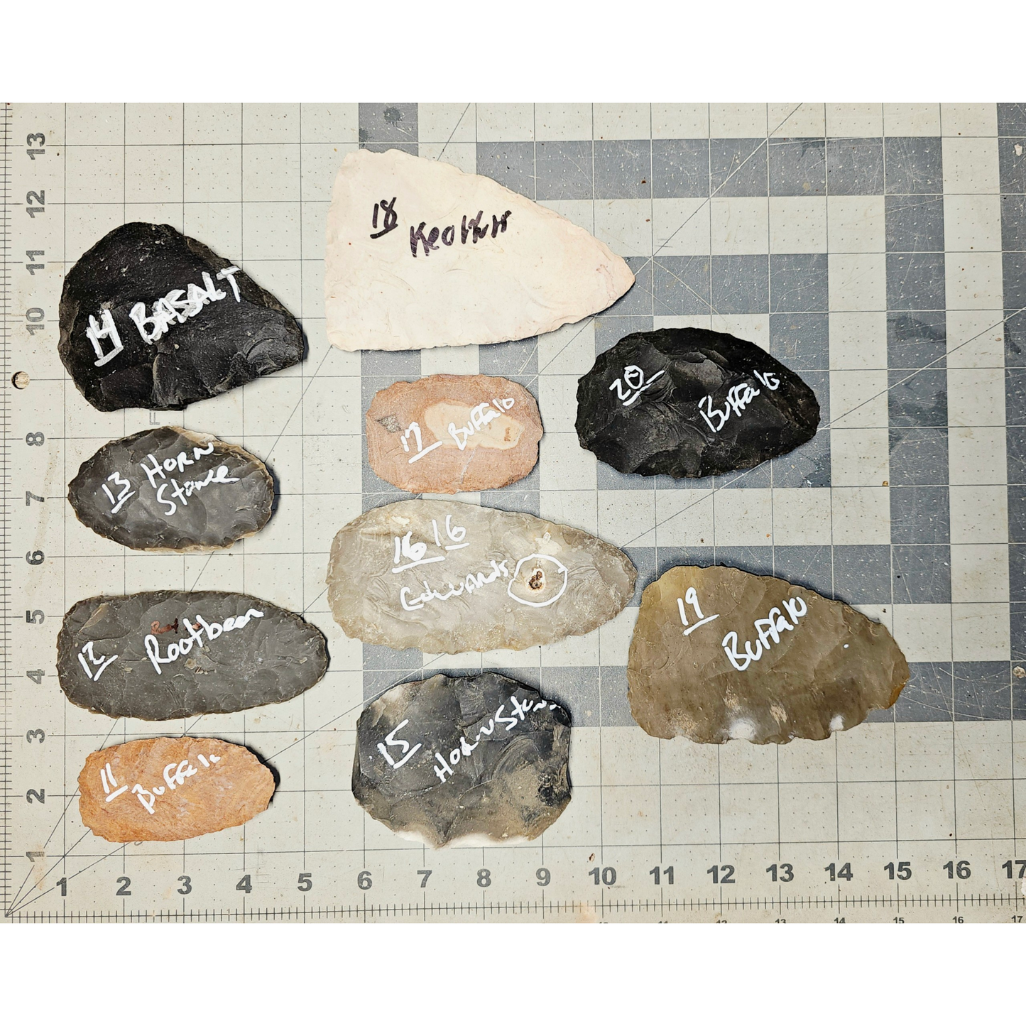Page 2 Bifaces, Flintknapping Stone, Flint , Chert