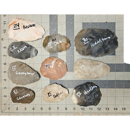 Page 3 Bifaces, Flintknapping Stone, Flint , Chert