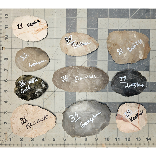 Page 4 Bifaces, Flintknapping Stone, Flint , Chert