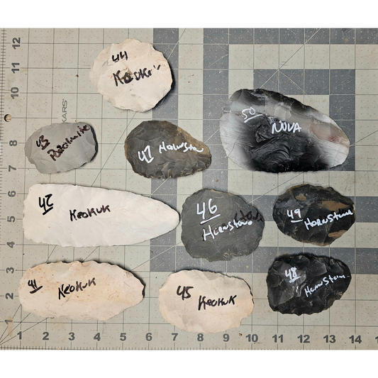 Page 5 Bifaces, Flintknapping Stone, Flint , Chert