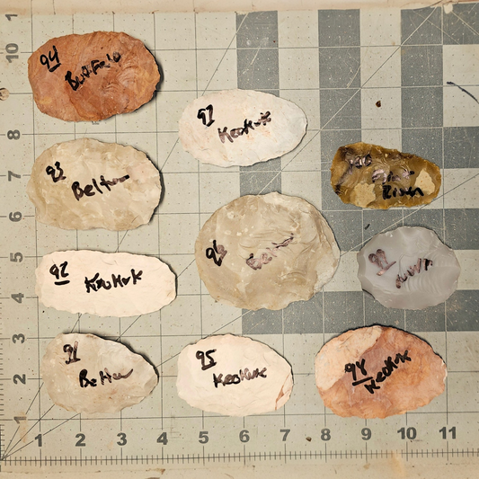 Page 10 Bifaces, Flintknapping Stone, Flint , Chert