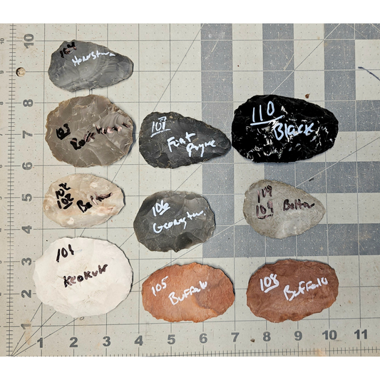 Page 11 Bifaces, Flintknapping Stone, Flint , Chert