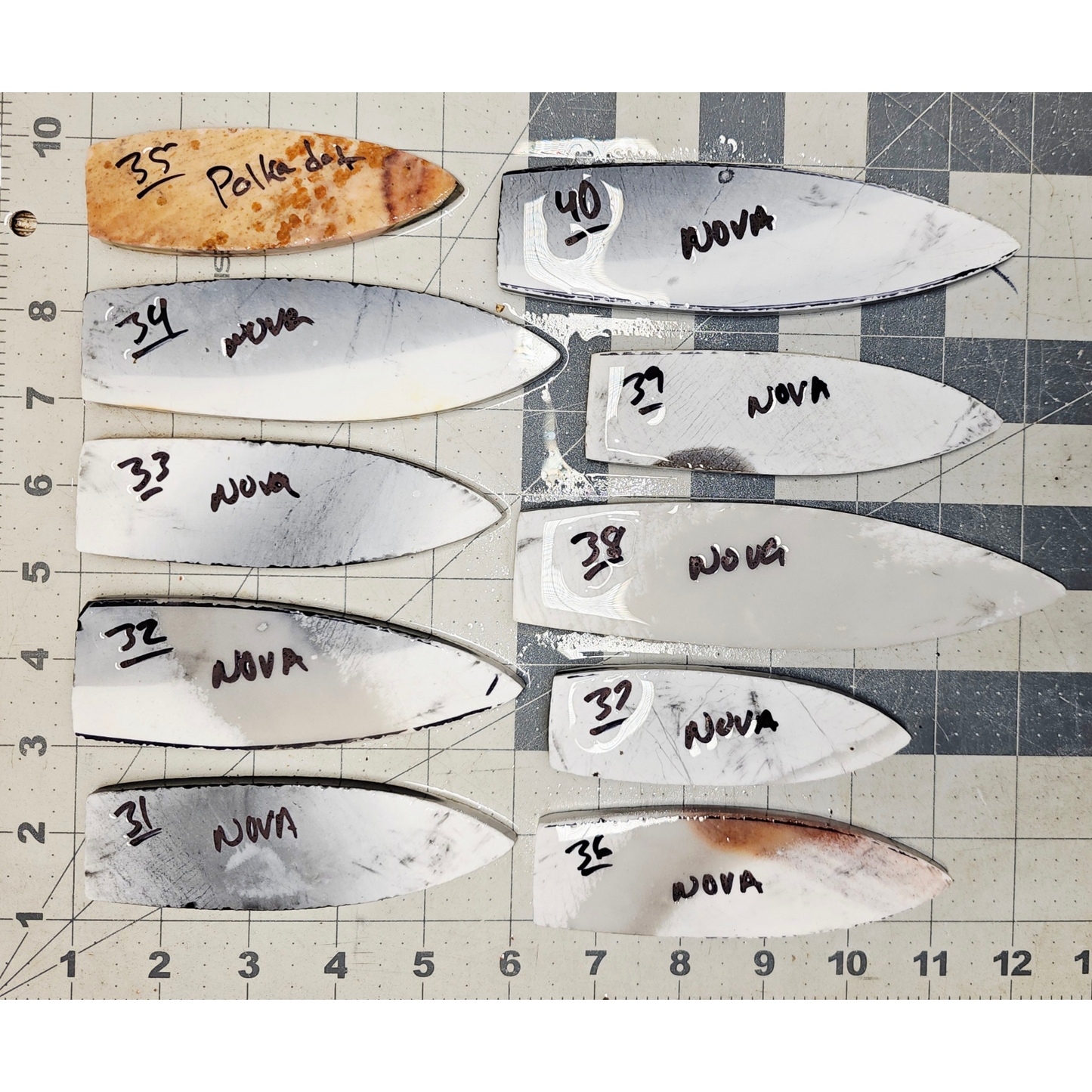 Page 4 Agate Basin Preforms,Flintknapping Slabs.