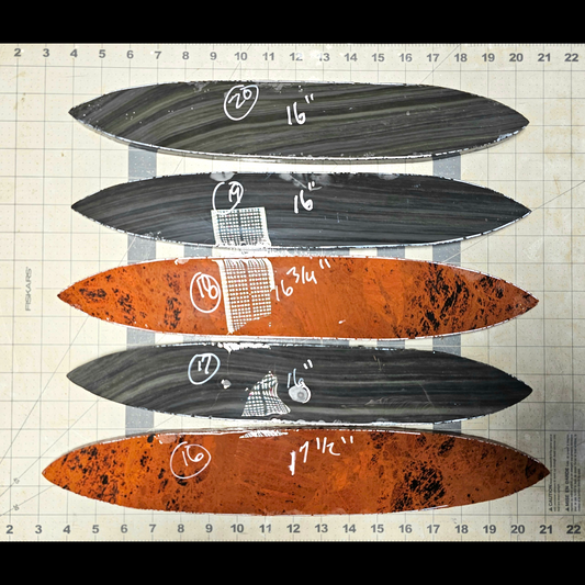 Page 4 Ceremonial Blade Preforms,Dance Blade Preforms Flintknapping Slabs.