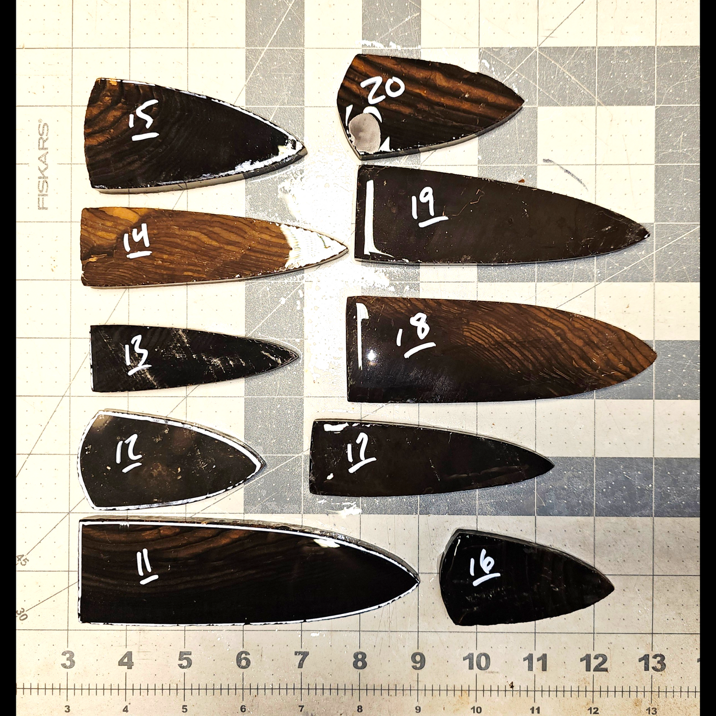 Page 2, Tiger Chert Preforms,Flintknapping Slabs.