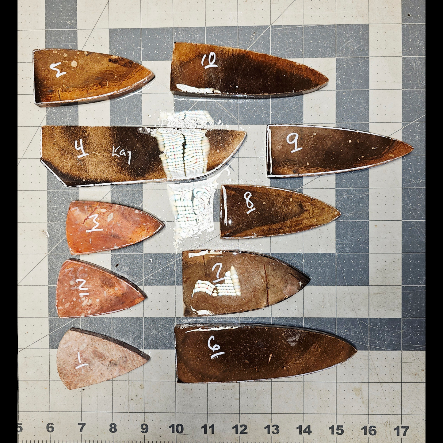 Page 1 Kay Preforms, Flintknapping Slabs.