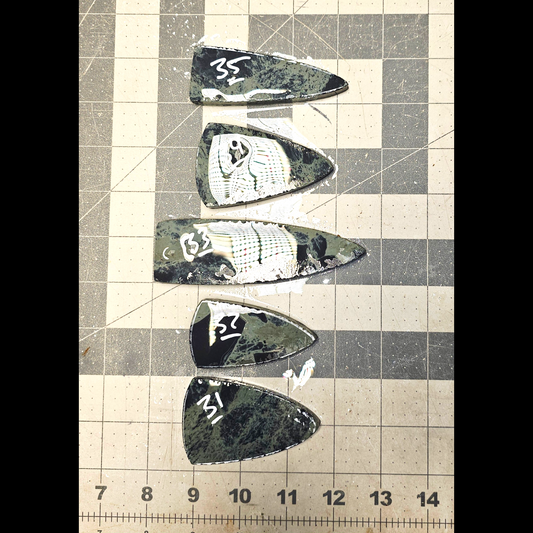 Page 4 Spiderweb Preforms, Spiderweb Obsidian Flintknapping Slabs.