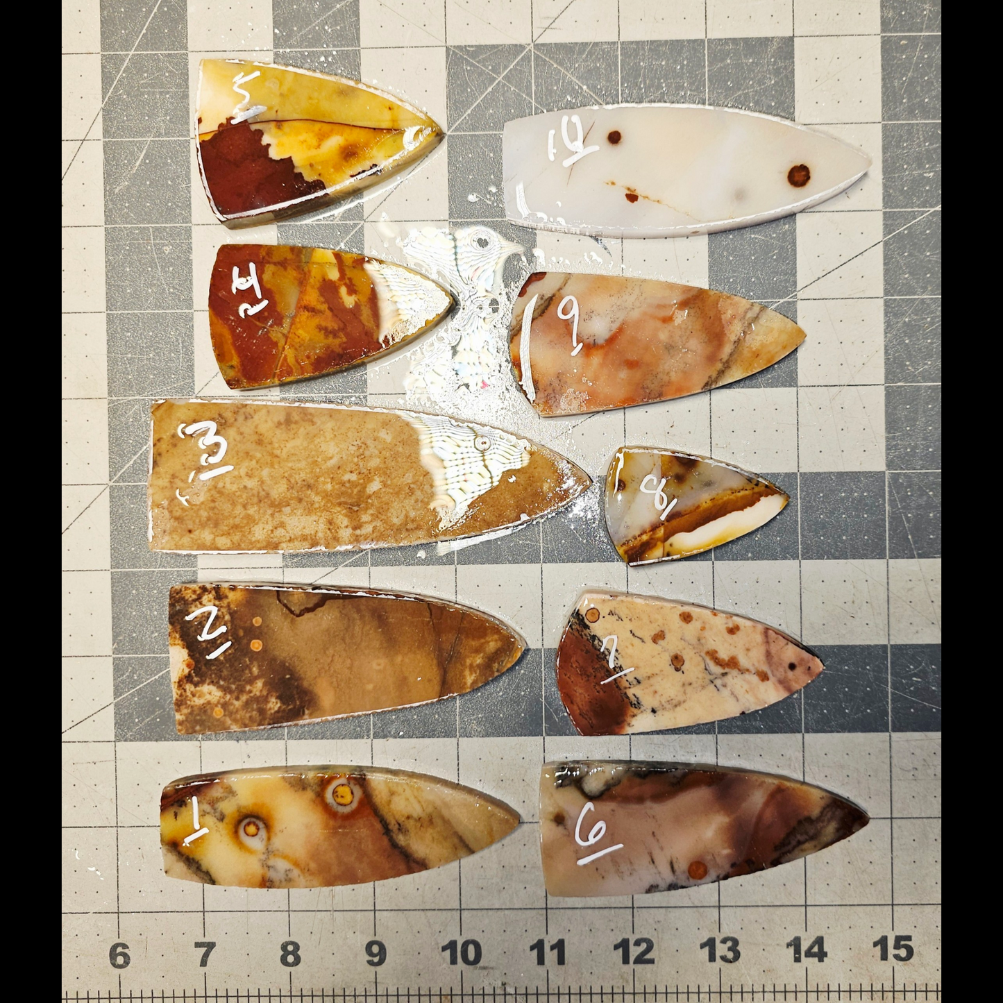 Page 1, Polkadot Agate Preforms,Flintknapping Slabs.