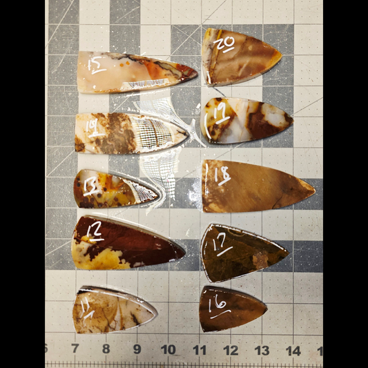 Page 2, Polkadot Agate Preforms,Flintknapping Slabs.