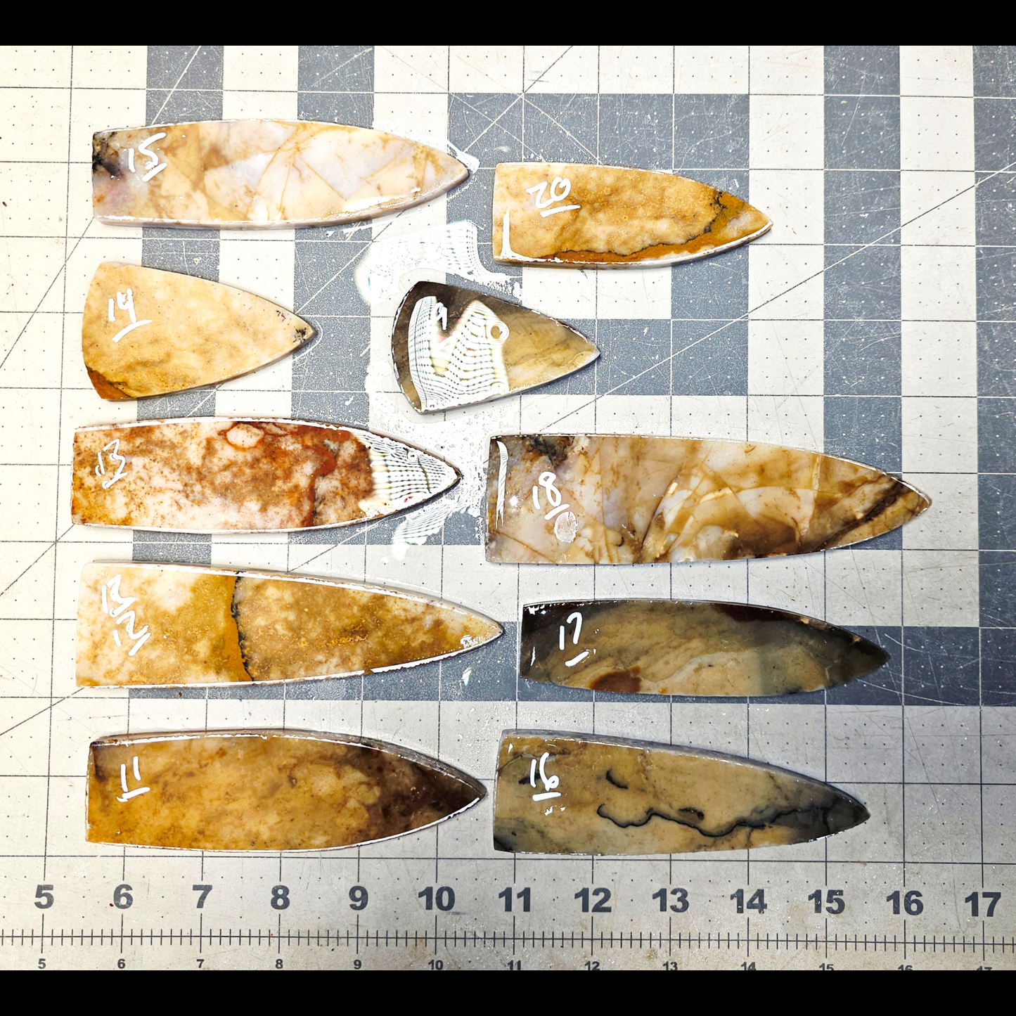 Page 2, Amethyst Sage Preforms,Flintknapping Slabs.