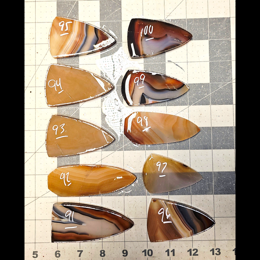 Page 10, Brazilian Agate Preforms,Flintknapping Slabs