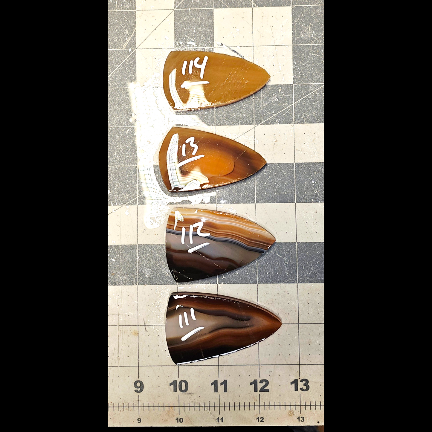 Page 12, Brazilian Agate Preforms,Flintknapping Slabs