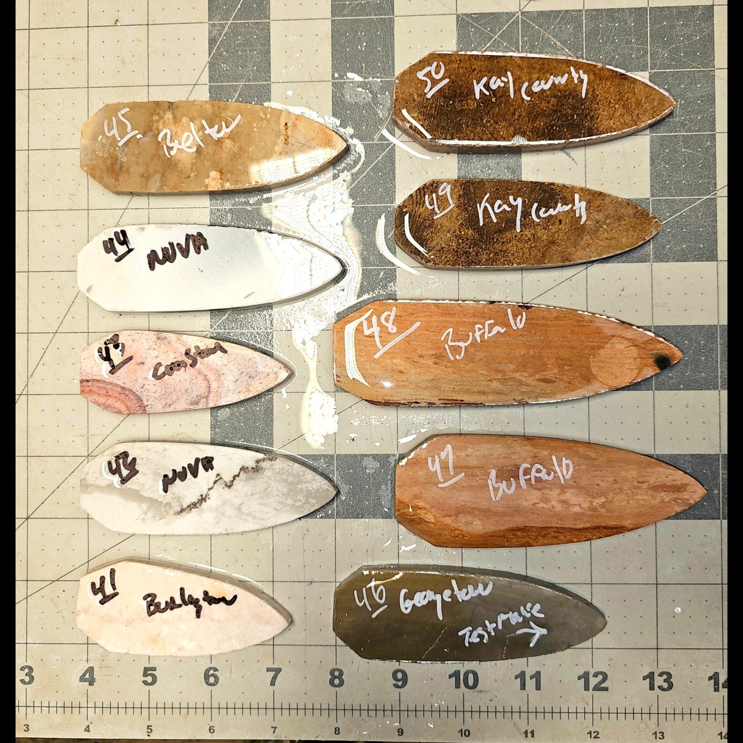 Page 5 Dovetail Preforms,Flintknapping Slabs.